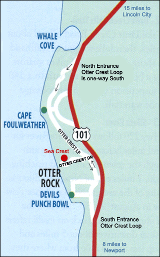 Otter Crest Loop map